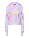 Ireneisgood Womens Light Blue Cotton Sweatshirt In Purple