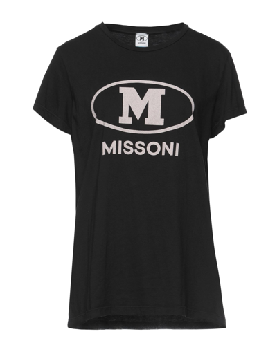 M Missoni T-shirts In Black