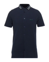 Project E Polo Shirts In Blue