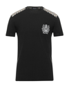 Aquascutum T-shirts In Black