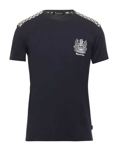 Aquascutum T-shirts In Blue