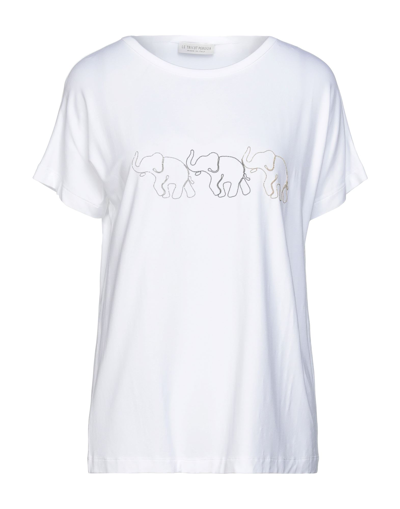 Le Tricot Perugia T-shirts In White
