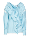 Msgm Shirts In Blue