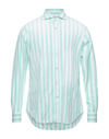Giannetto Shirts In Light Green