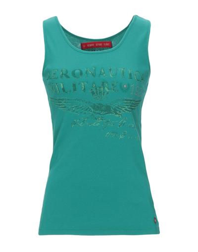 Aeronautica Militare Tank Tops In Green