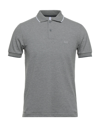 Sun 68 Polo Shirts In Light Grey