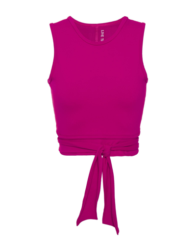Live The Process Tops In Pink