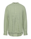 Massimo Alba Shirts In Light Green