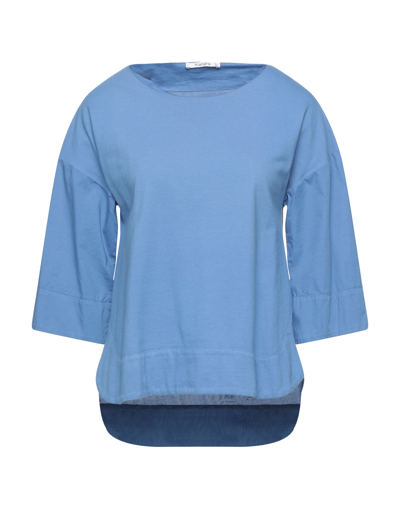 Kangra Cashmere T-shirts In Blue