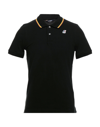 K-way Polo Shirts In Black