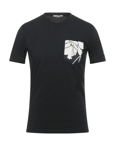 Grey Daniele Alessandrini T-shirts In Black