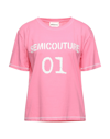 Semicouture T-shirts In Pink