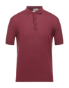 Abkost Polo Shirts In Maroon