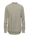 Massimo Alba Shirts In Sage Green