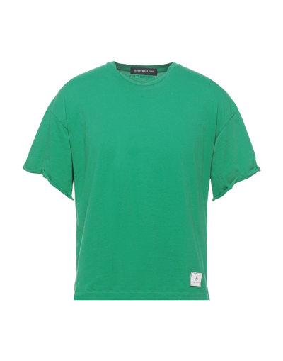 Department 5 T-shirts In Green
