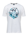 North Sails T-shirts In White