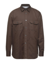 Mauro Grifoni Shirts In Brown