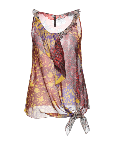 Manila Grace Tops In Red