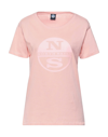 North Sails T-shirts In Pink