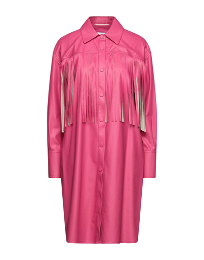 Merci .., Woman Shirt Fuchsia Size 4 Polyurethane, Polyester In Pink