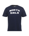 North Sails T-shirts In Blue