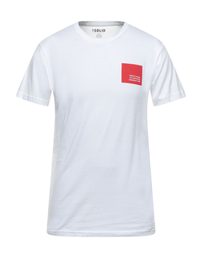Solid ! T-shirts In White