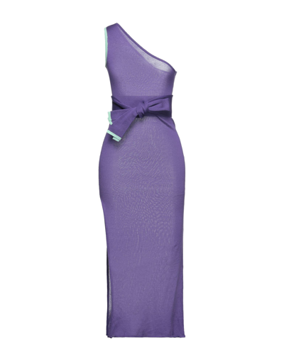 Akep Midi Dresses In Purple