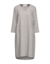 Accuà By Psr Short Dresses In Dove Grey
