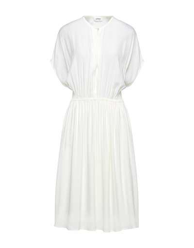 Ottod'ame Midi Dresses In White