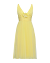 Anna Molinari Midi Dresses In Yellow