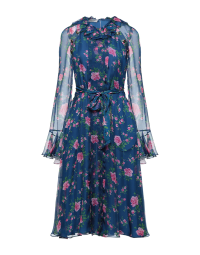 Philosophy Di Lorenzo Serafini Midi Dresses In Blue