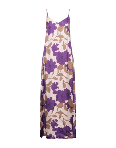 1-one Long Dresses In Beige