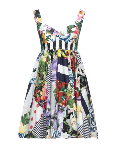 DOLCE & GABBANA DOLCE & GABBANA WOMAN MINI DRESS WHITE SIZE 12 COTTON, POLYAMIDE, ELASTANE,15161328PS 3