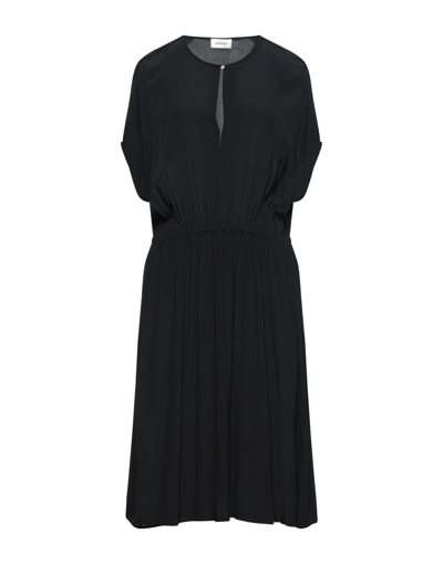 Ottod'ame Midi Dresses In Black