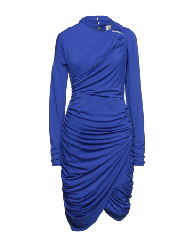 Preen By Thornton Bregazzi Midi Dresses In Blue