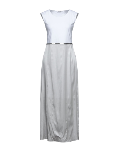 Kangra Cashmere Long Dresses In White