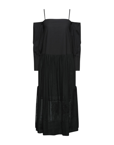 Erika Cavallini Midi Dresses In Black