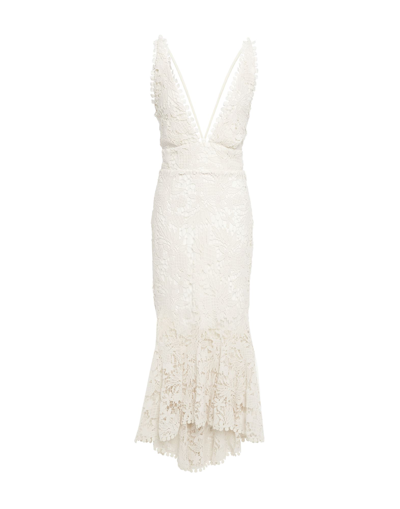 Maria Lucia Hohan Midi Dresses In Ivory