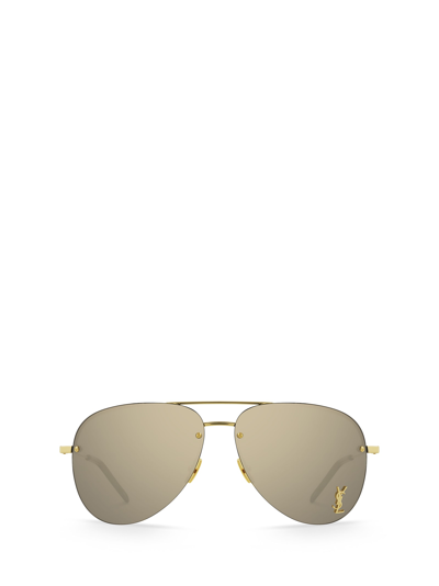 Saint Laurent Classic 11 M Gold Sunglasses