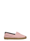 Saint Laurent Sl Signature Espadrilles In Pink & Purple