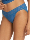 Hanky Panky Signature Lace V-kini Briefs In Beguiling Blue