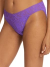 Hanky Panky Signature Lace V-kini In Purple