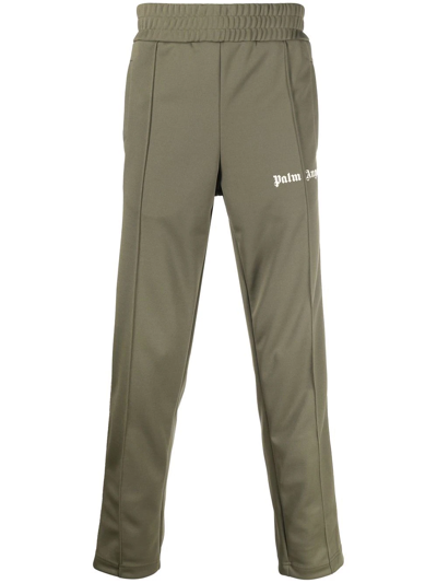 Palm Angels Classic Logo Track Pants In Green