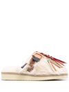 ALANUI X SUICOKE ZAVO FRINGED SLIPPERS