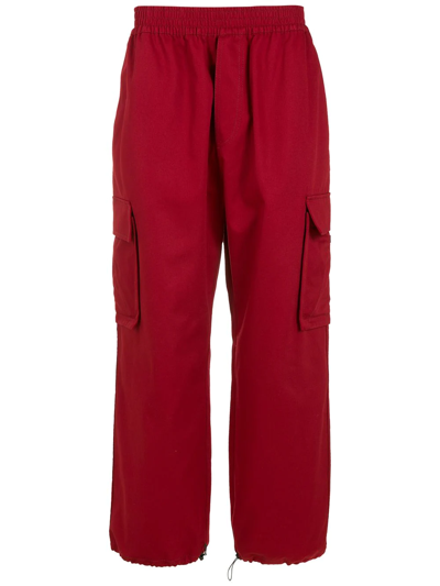 Àlg Chino Cargo Trousers In Red