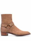 Saint Laurent Boots In Braun
