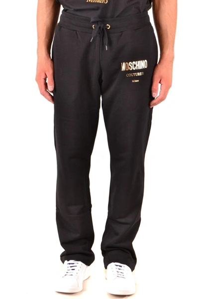 Moschino Trousers In Black