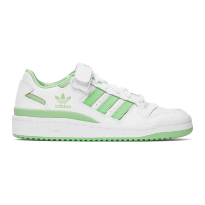 Adidas Originals Adidas Women's Originals Forum Low Casual Shoes In White/glory Mint/white