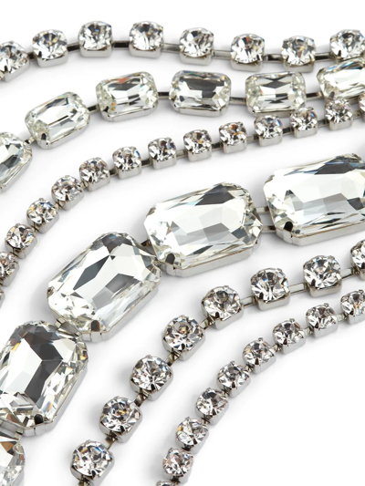 Area Crystal-embellished Hair Clip In Silber