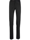 Pt01 Slim-fit Tailored Trousers In Grau